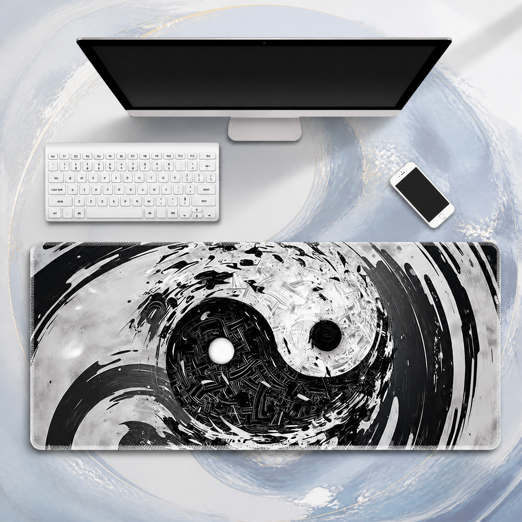Dao Living Yin-Yang Diagram Mouse Pad
