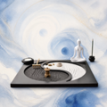 Dao Living：Yin-Yang Zen Sand Garden Set | Desktop Meditation Decor | Mindfulness Gift