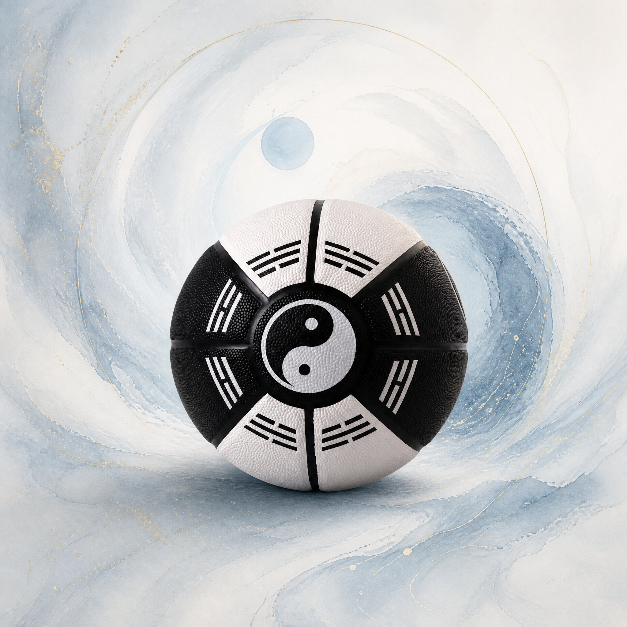 Dao Exercises: Yin-Yang Bagua Basketball | Taiji Philosophy Sports Ball | Dao Aesthetic Training Ball